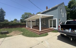 Bayview Deck and Pergola installation project